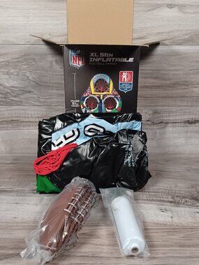 New Open Box Franklin Sports XL 51 inch NFL 3 Hole Inflatable Football Target